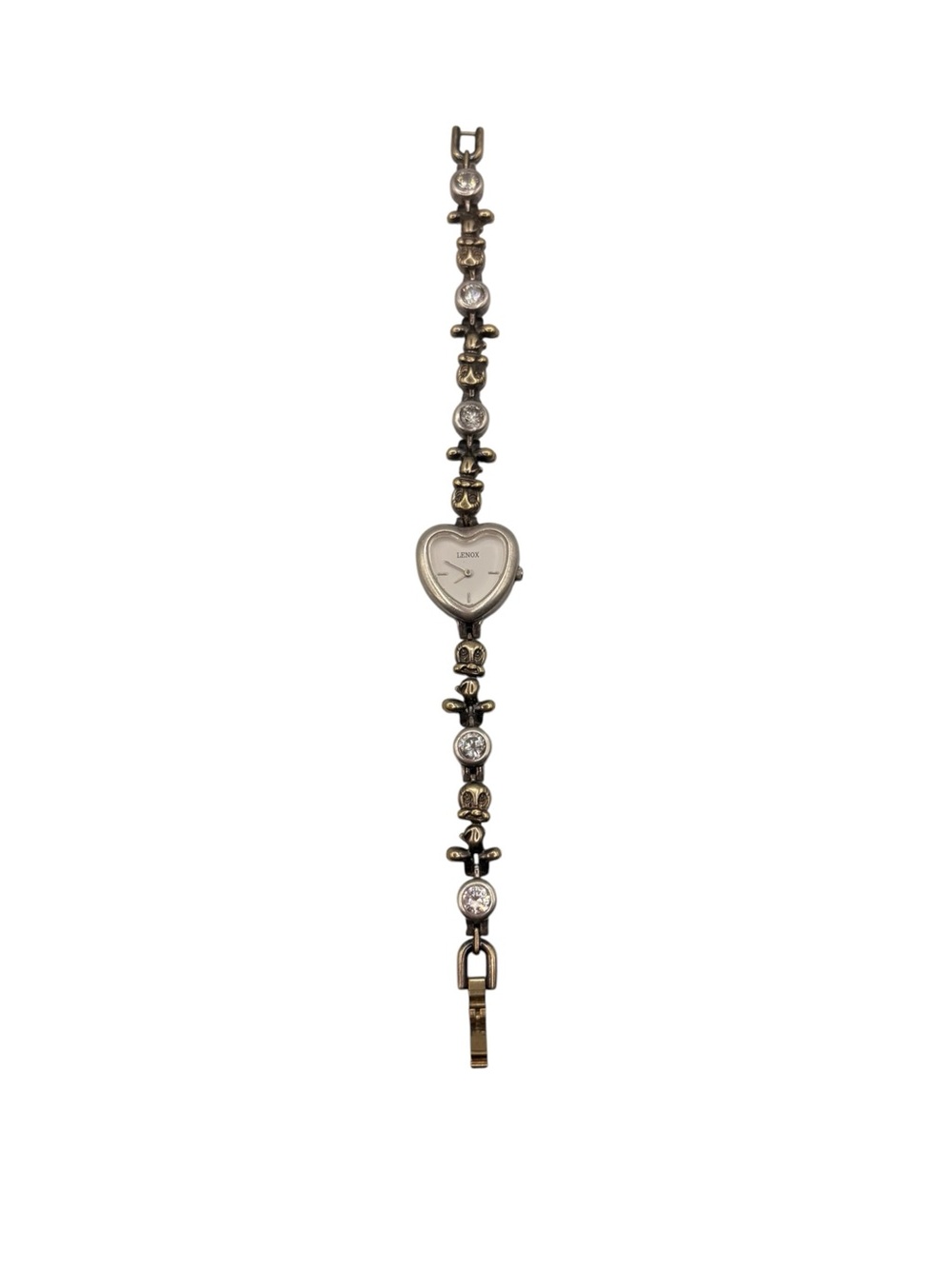 Lenox Heart-Shaped Silver-Tone Women's Bracelet Watch Tweety Bird - Picture 3 of 6